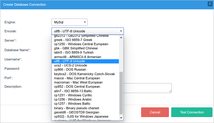 mysql character encoding list